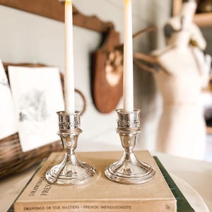 Gorham Sterling Candlesticks - Etsy