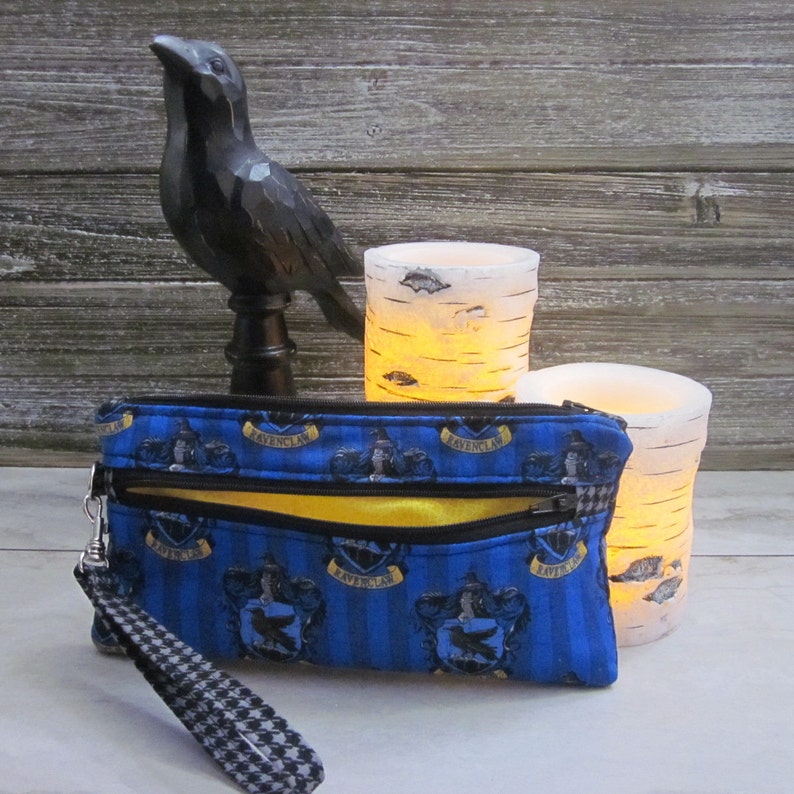 Ravenclaw Hogwarts Double Zipper Pouch