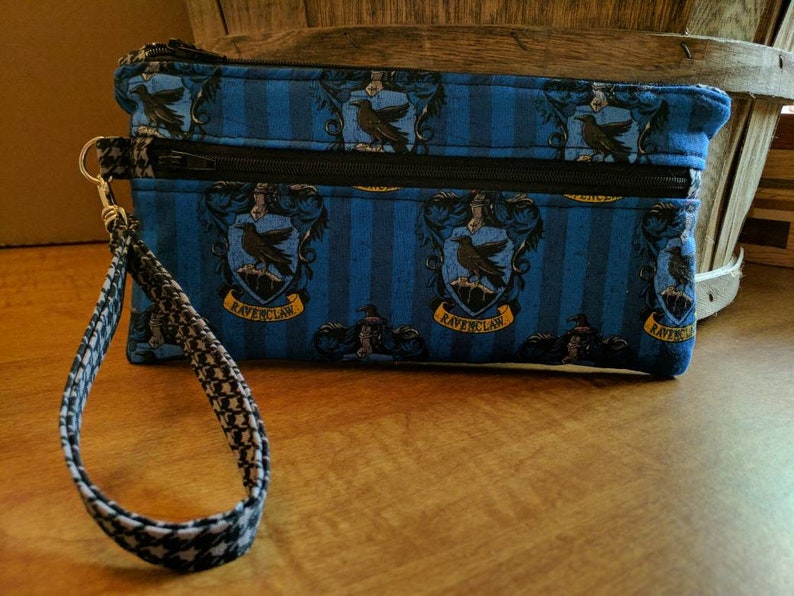 Ravenclaw Hogwarts Double Zipper Pouch