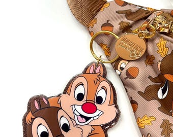 Chipmunk Dou Bag Charm / Keychain