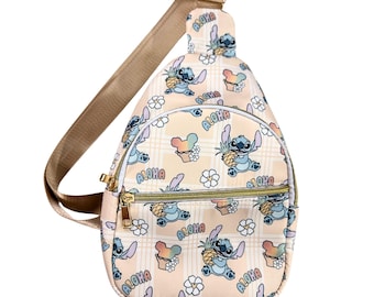 Bolso bandolera / cinturón / mochila / Disney Aloha Stitch