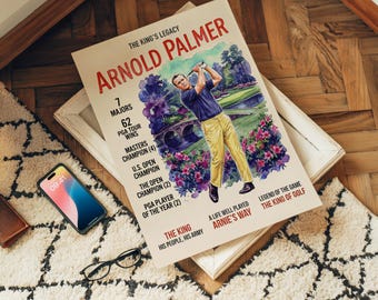 Impresión de póster de golf retro de Arnold Palmer (descarga digital)