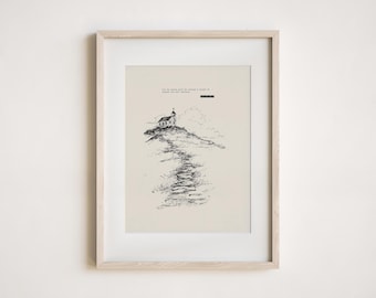 Isaiah 56:7 Poster – Minimal Line Art For my house