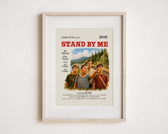 Stand By Me Movie Poster – Vintage Retro Film Print - Digital Download