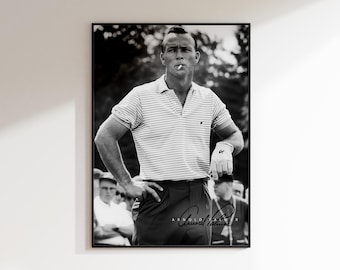 Arnold Palmer Retro Golf Poster Print (Digital Download)