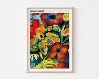 Adrianne Lenker, Music Poster, Indie Music Poster Print