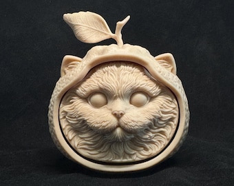 Resin Model Kit, Mechanical Lucky Cat Sculpture, Unpainted DIY Art Toy, Collectible Figurine