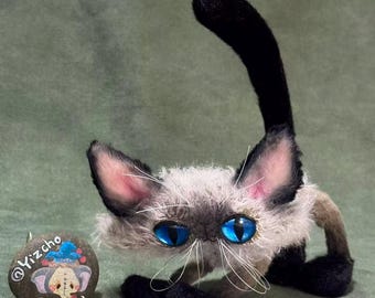 OOAK Siamese Cat Artist Doll – by Yizcho
