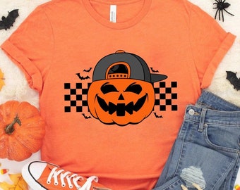 Pumpkin Halloween Shirt, Cute Pumpkin Sweatshirt,Pumpkin Shirt,Pumpkin Lover Gift,Fall Graphic Tee,Cute Fall Shirts for Women Matching Shirt