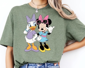 Minnie & Daisy Besties Shirt, Disney Best Friends Shirt, passende Disney Shirts, Disney Trip Urlaub Shirt, Minnie Maus, Daisy Duck
