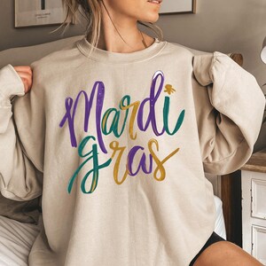 Mardi Gras Sweatshirt, Mardi Gras Shirt, Mardi Gras Festival T-shirt, Mardi Gras Celebration Shirt, Mardi Gras Sweater, New Orleans Shirt