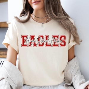 Custom Mascot Shirts, Personalized School Spirit Tees, Team Mascot Shirts, Teacher Shirt, Sports Team Shirts, Football Volleyball Team Shirt