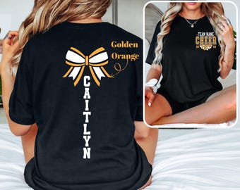 Custom Cheer Team Name Shirt: Personalized Cheerleading Tee