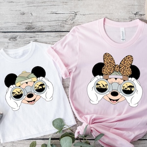 Mickey Mouse Safari Shirt, Mickey Animal, Animal Kingdom Themed Disney Trip Shirt for Kids and Adults, Safari Shirt, Animal Kingdom Shirt