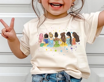 Disney Princess Toddler Shirt, Princess Kids Shirt, Disney Friends Toddler Shirt, Princess Friends Shirt, Friend Gift, Birthday Gift