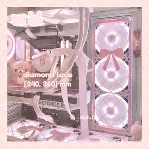 diamond lace fan grills | multicolor | 360, 280, 240 (mm)