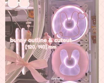 lapins | grilles de ventilateur pour PC (capots, protections) | Adorables accessoires déco pour pc