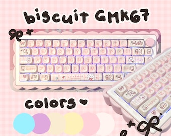 biscuit cookie keyboard case for GMK67 | please see pics & desc before purchasing!!