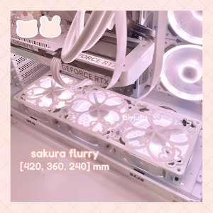 sakura flurry fan grills | 2± colors | 360, 420 (mm)