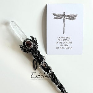 Delicate Wand Gift, Crystal Wand, Zauberstab, Magic Power, Fairy and Witch Wand, Handmade Wand, Home Decoration