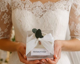 Customized Wedding Candle Favors, Baptism Favors, Engagement Gifts