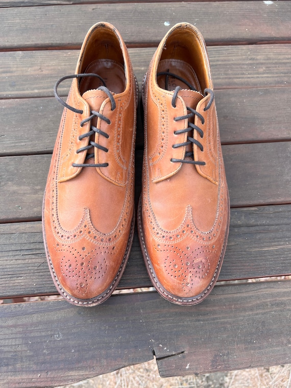 Tan Florsheim Isaac Wingtip Oxford Shoes