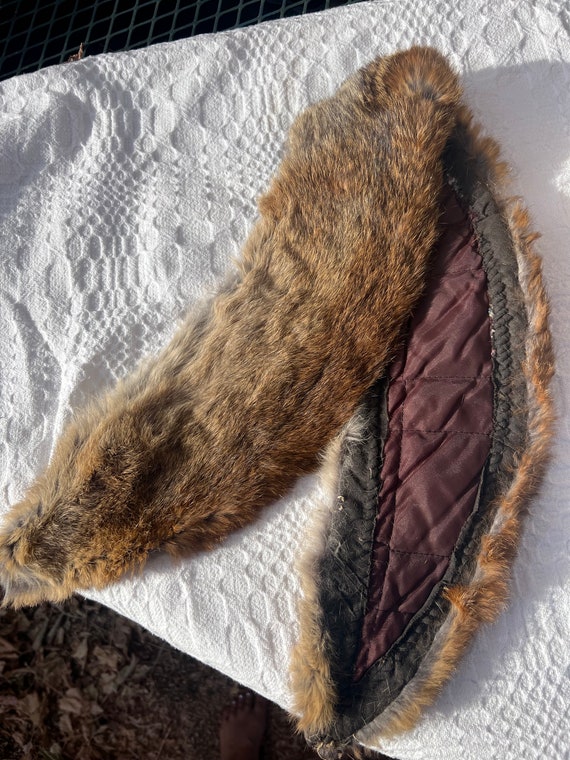 Vintage fox fur collar - image 6