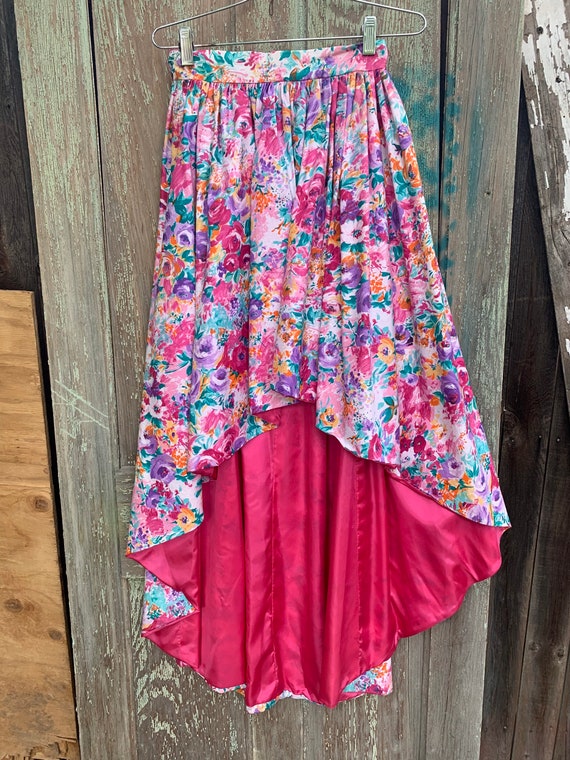 Buy Super Floral Mullet Skirt Online in India Etsy