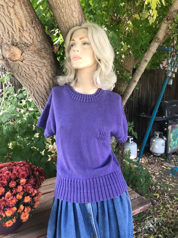 1980’s Segue Purple Sweater Vest