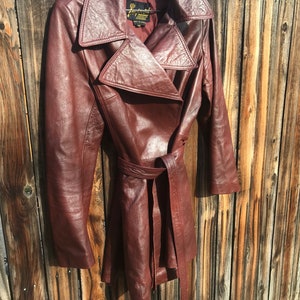 Char Leather Jacket - Etsy