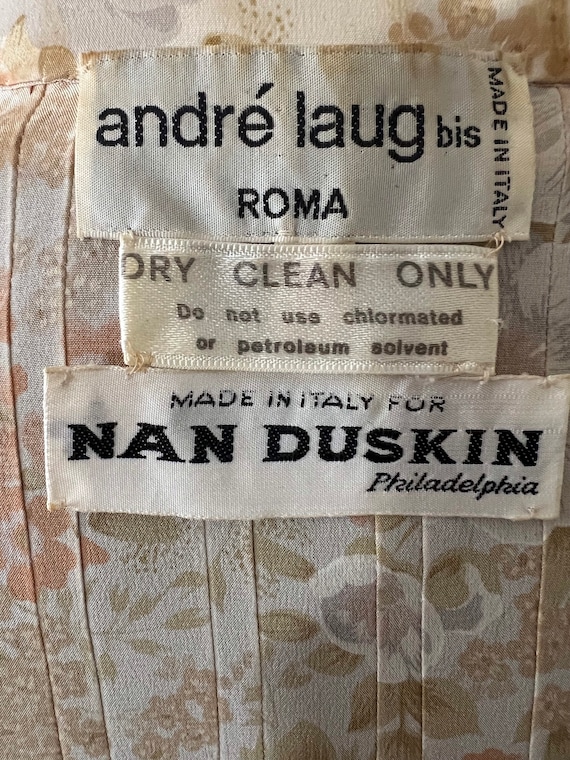 1970s Andre Laug Made in Italy for Nan Duskin Spr… - image 9