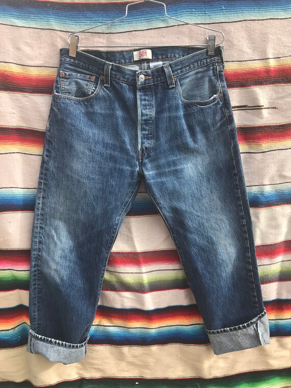 Eighties 1980s Levi Strauss Levi 501 Jeans 36 x 30