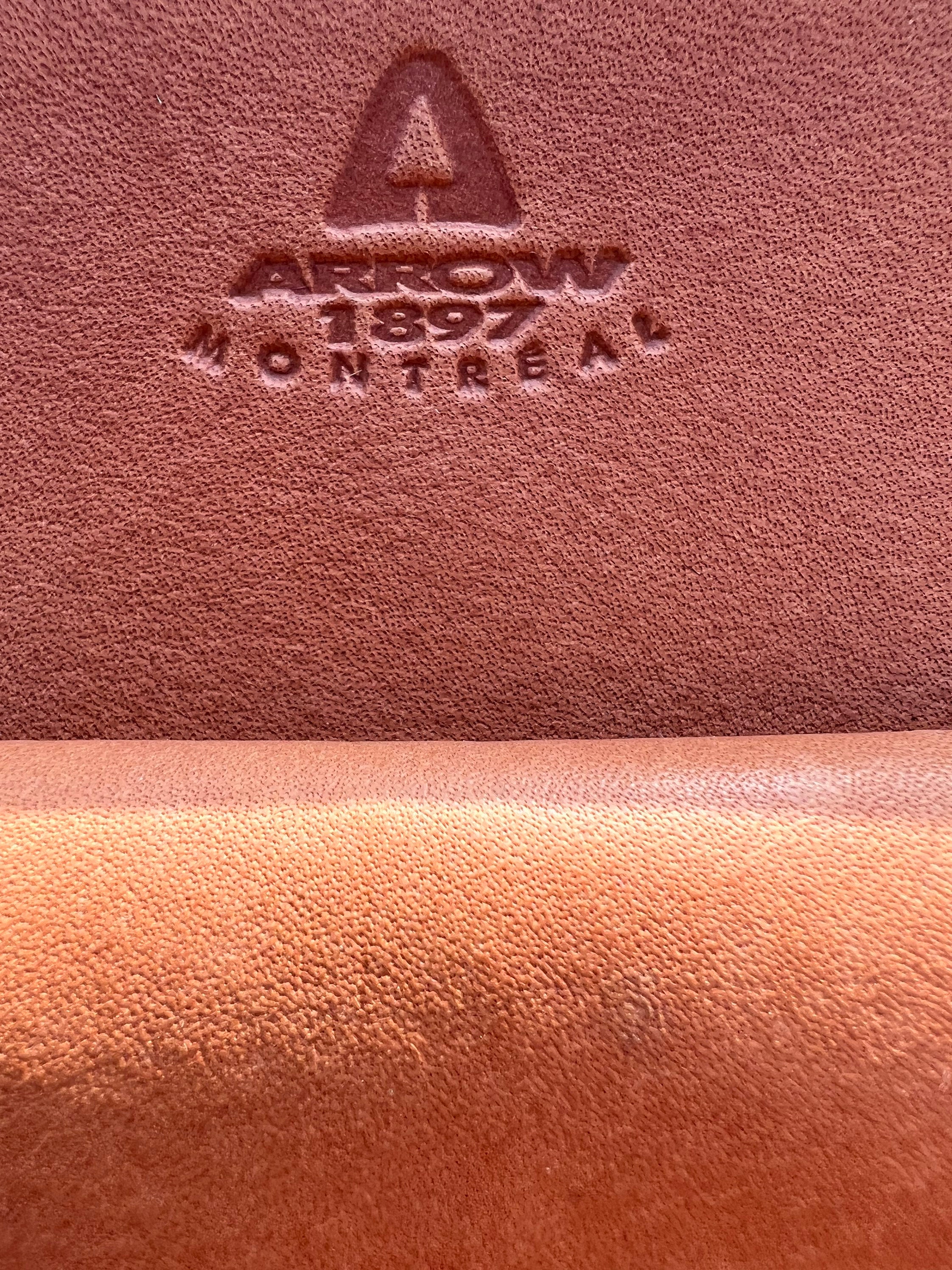 Vintage Arrow Camel Color Leather Canadian Belting Luttmans Etsy