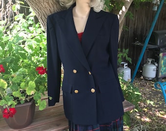 1990’s Ralph Lauren Navy Oversized Blazer