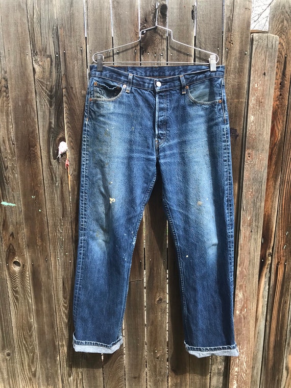 Vintage 1980s 1990s Levi Strauss 501 Denim Jeans