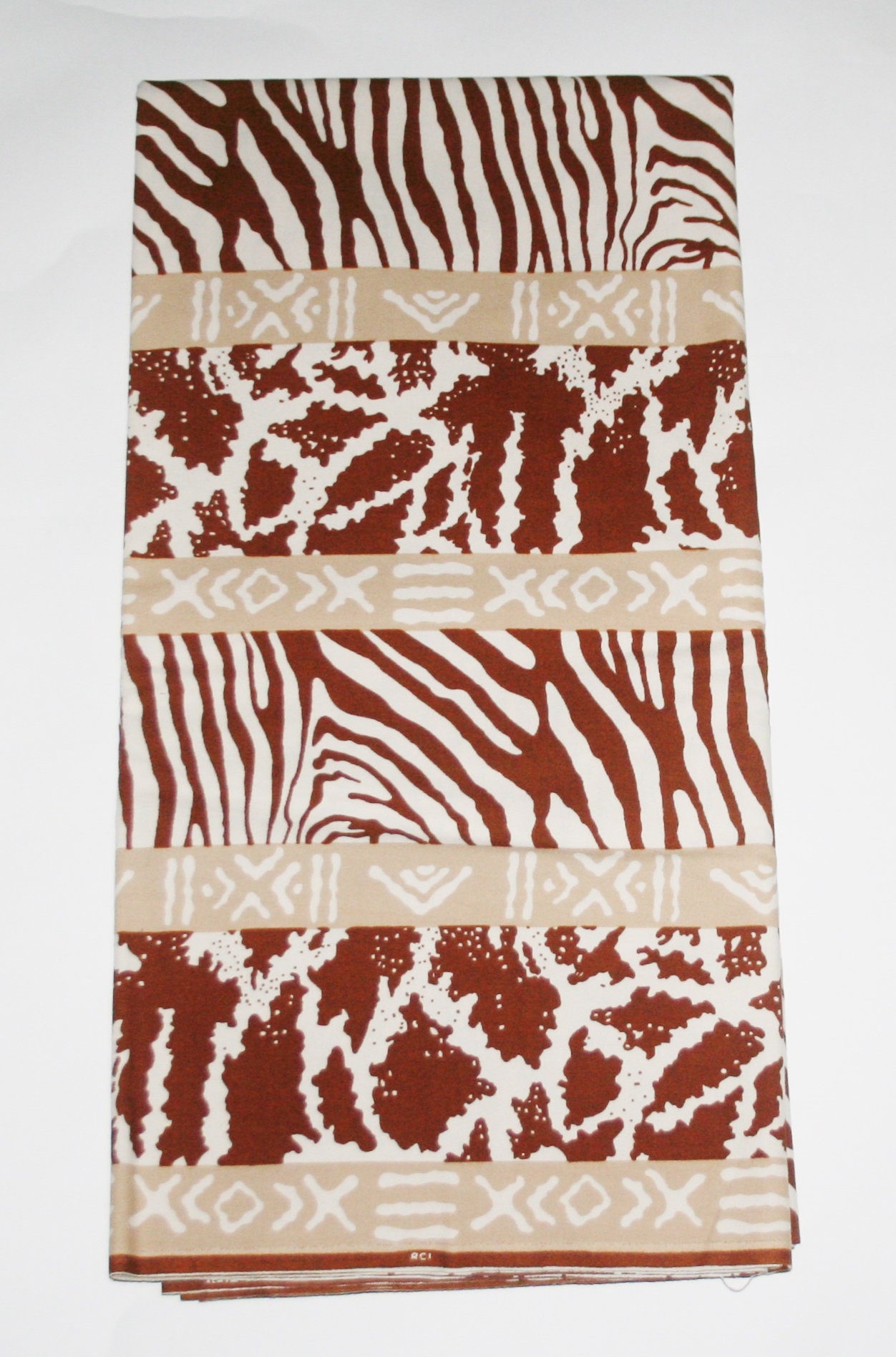 African Fabric 6 Yards Animal Print Vlisco Impression De - Etsy