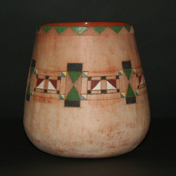 African Tribal Vase Etsy African Tribal Vase Etsy