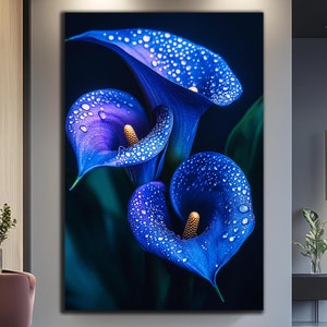 Calla Lily Wall Art-Tempered Glass Wall Art-Flowers Wall Art-Large Glass Wall Art-Wall Hangings-Glass Printing-Calla Lily Flower Wall Art