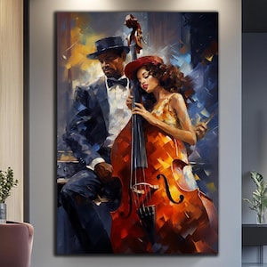 Jazz Wall Art-Musical Wall Art-Tempered Glass Wall Art-Music Wall Decor-Musicians Art-Glass Printing-Ethnic Art-Glass Large Wall Art