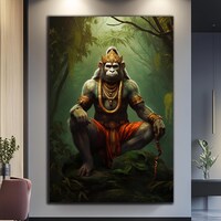 Rama Poster, Om Sri Ramaya Namaha, Hindu God Illustration, Sanskrit ...