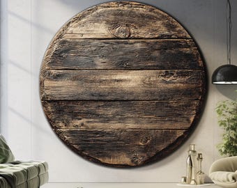 Rustieke ronde muur decor-kunst aan de muur gehard glas-rond schilderij-grote glazen muur kunst-moderne glazen muur kunst-rustieke look boomringen muurkunst