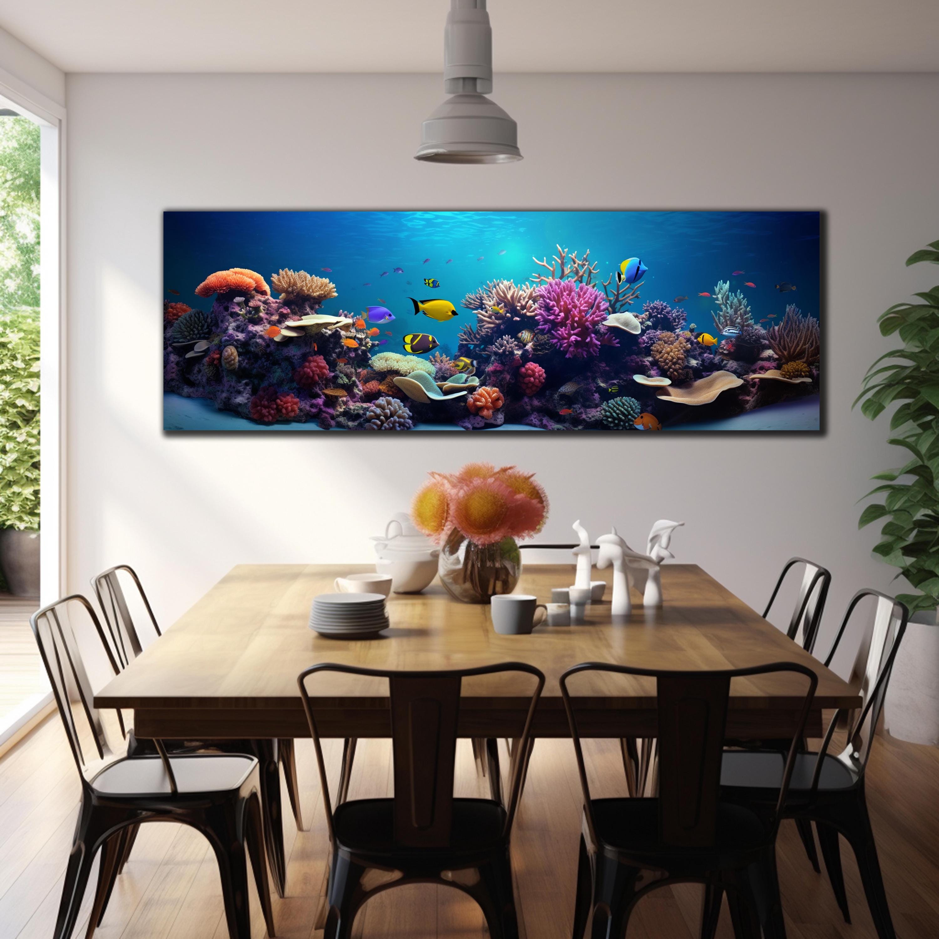 Aquarium Wall Decorunder Sea Wall Arttempered Glass Under Sea Wall — free download