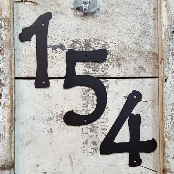 Powder Coated House Numbers Etsy