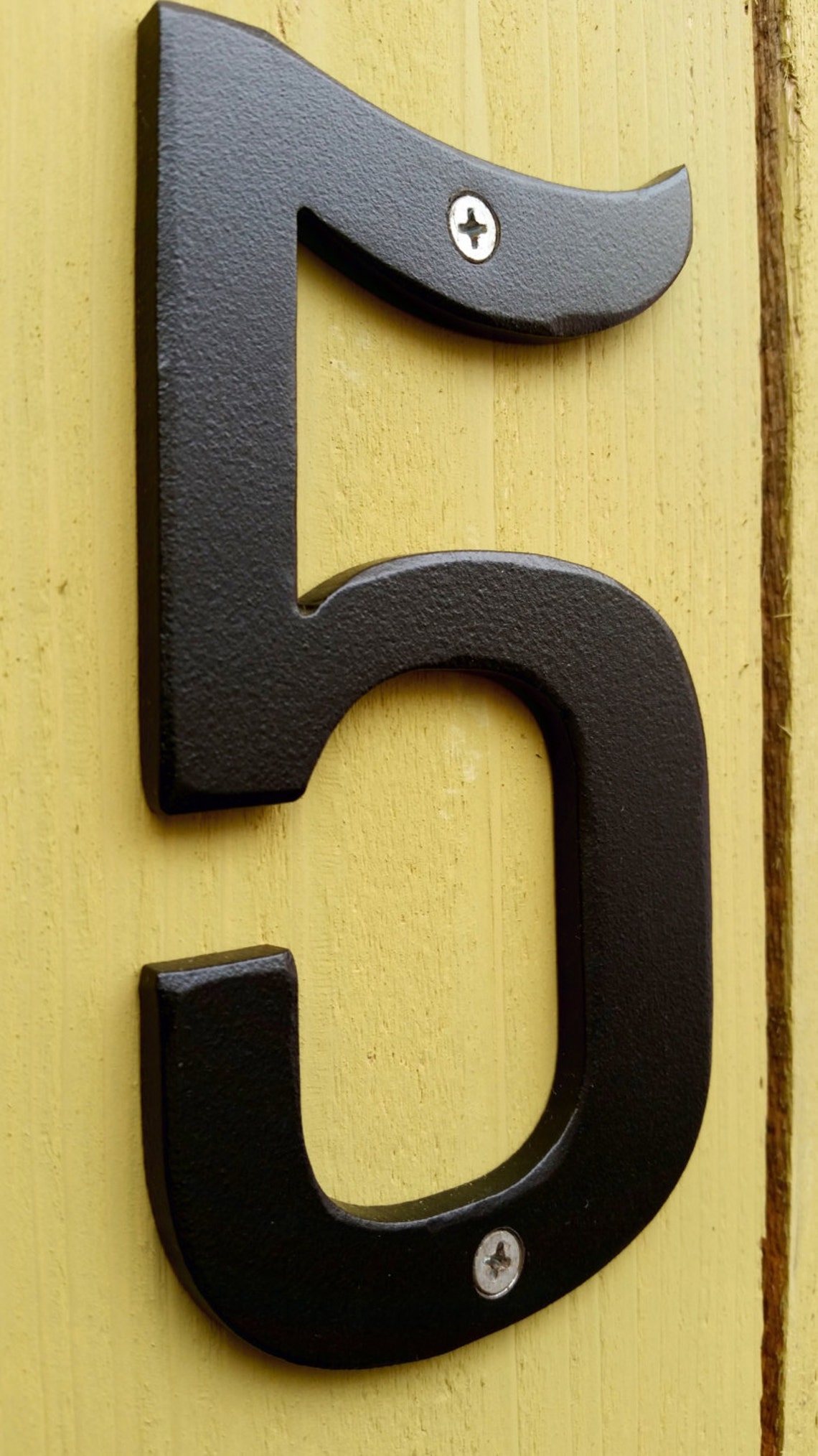 NEW Individual METAL House Numbers Black Powder Coated Etsy
