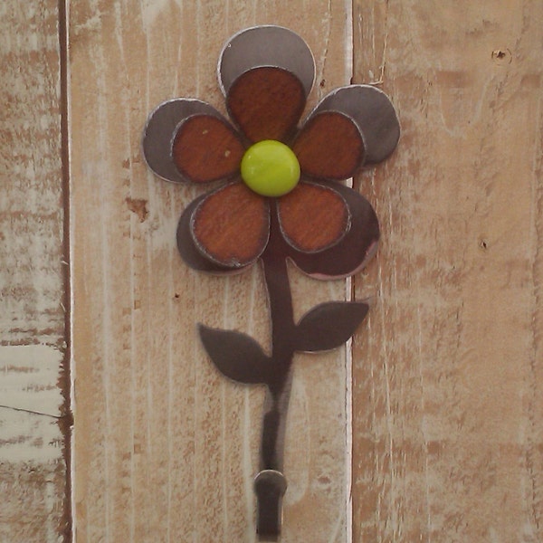 Flower Wall Hook Etsy