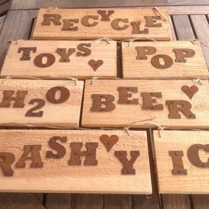 Metal Letter Rustic ORDER as many letters as you need 2 inch 6 inch image 1