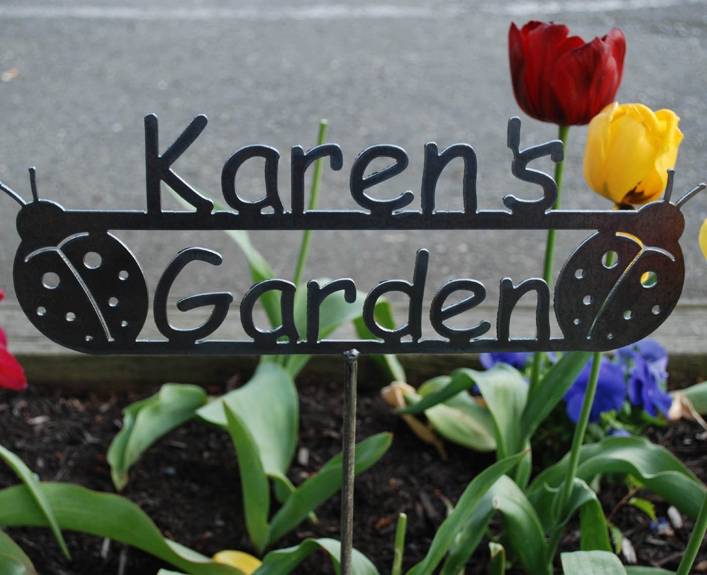 GREAT Mothers Day - Birthday Gift - Garden Gift - Custom Metal Garden…