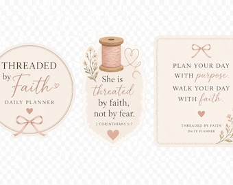 She is Threaded by Faith Daily Planner
