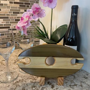 Wine Glass and Bottle Caddy