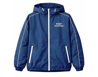 Handmade Inspired BTS Keep Swimming Jacket Blue